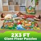 QUOKKA Giant Floor Puzzles for Kids Ages 4-6 - 2x3 Feet 48 Piece Puzzles for Toddlers 3-5 - Large Educational Kids Puzzles Ages 2-4 - Forest Activity Game for Boys and Girls